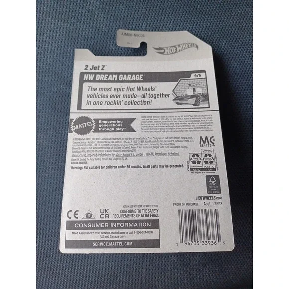 Hotwheels Dream Garage 2 Jet Z 147/250 Treasure Hunt - Picture 3 of 3